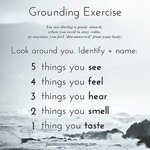 Anxiety . Grounding